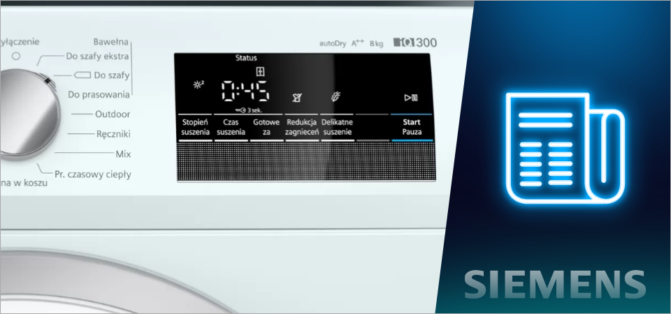 Ошибки сушильных машин Siemens Ошибки сушильных машин Siemens