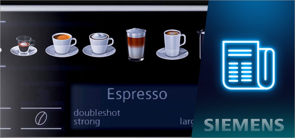 Как пользоваться кофемашиной Siemens