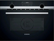 Микроволновая печь встраиваемая Siemens CM585AGS1, черный/нержавеющая сталь