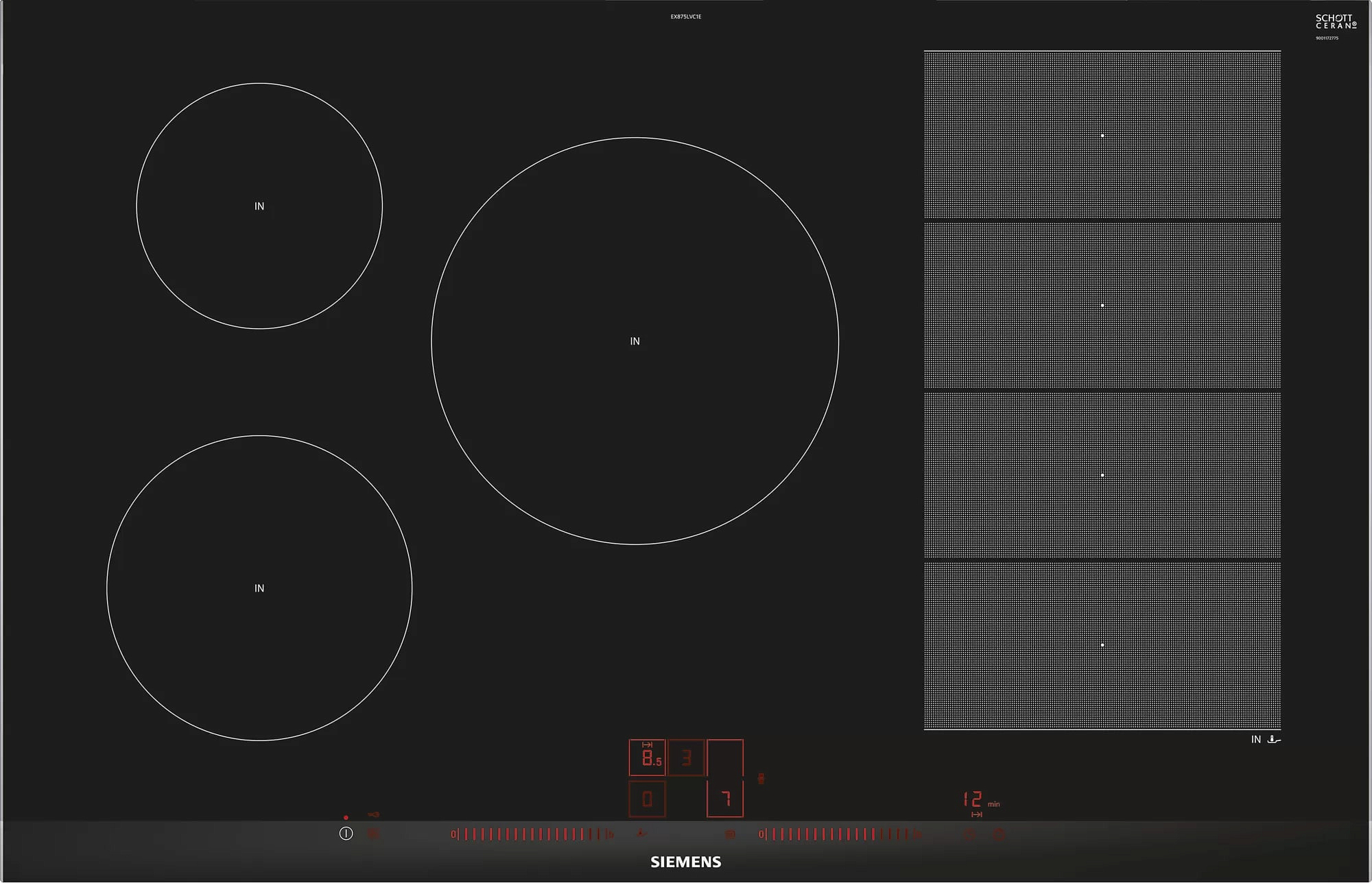 Индукционная варочная панель Siemens EX875LVC1E preview 2