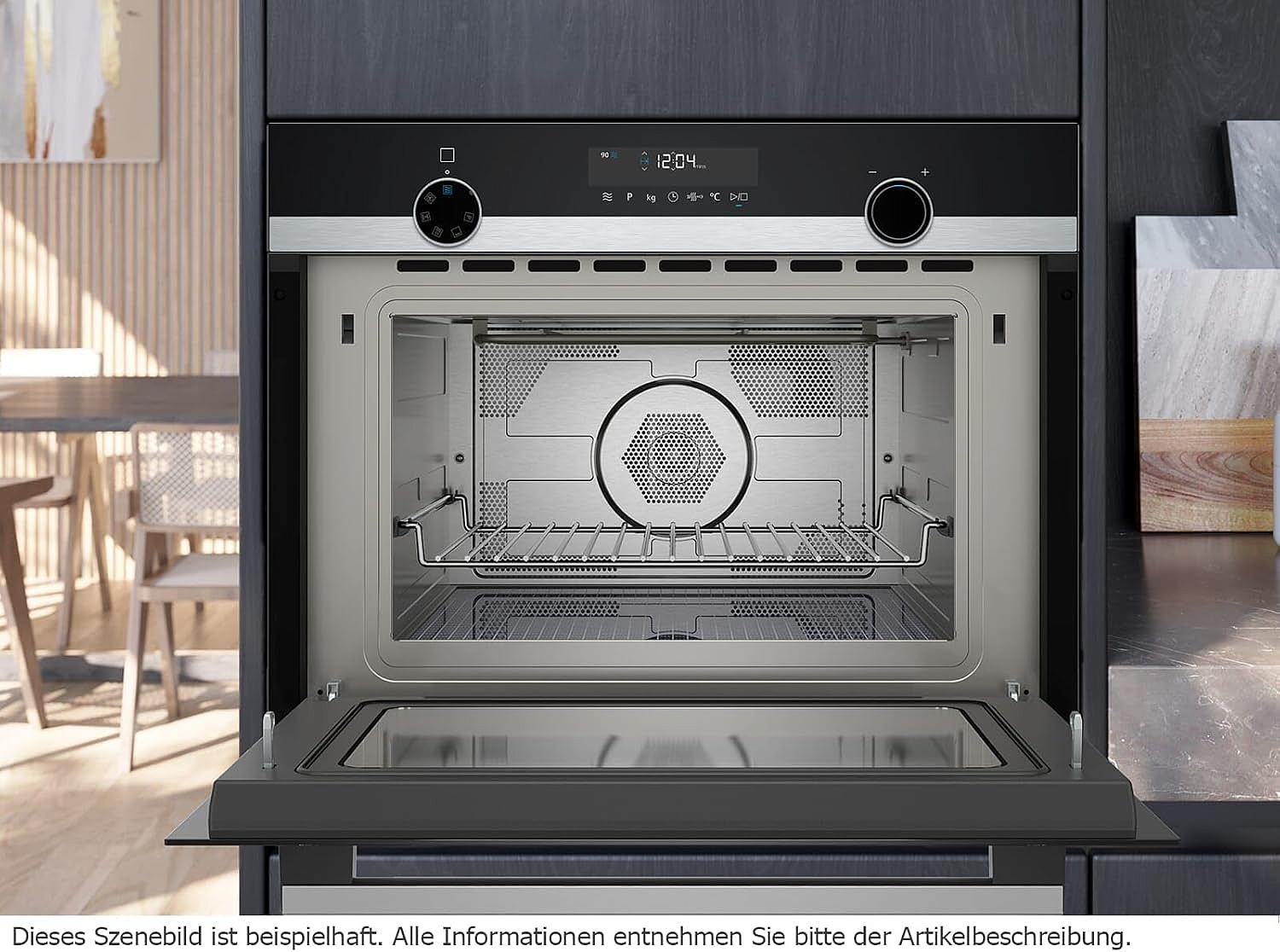 Микроволновая печь встраиваемая Siemens CM585AGS1, черный/нержавеющая сталь preview 3